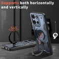 thumbnail image 3 of FIEWESEY for Moto G 5G 2025 & Moto G 5G 2026 Magnetic Case,360° Rotate Magnetic Ring Kickstand,Metal Rotated Kickstand Drop Proof Protective for Motorola Moto G 2026/2025 - Blue, 3 of 6