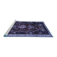 thumbnail image 2 of Ahgly Company Machine Washable Indoor Round Persian Blue Traditional Area Rugs, 6' Round, 2 of 4