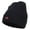 Navy, variant on Mini Car Embroidered Long Beanie - Black OSFM