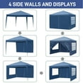 thumbnail image 4 of Ktaxon 10'x10' Pop Up Tent Folding Gazebo Beach Canopy W/4 Carry Bag, 4 of 9