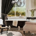 thumbnail image 2 of Medley, Elizabeth 26x26 Black Ornate Wood Framed with Double Matting Museum Art Print Titled - Chandelier Bath II, 2 of 4
