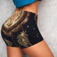 thumbnail image 4 of Balery Dreamcatcher With Mandala Printed Workout Shorts for Women Seamless Scrunch Short Gym Yoga Running Sport Active Exercise Fitness Shorts-Large, 4 of 8