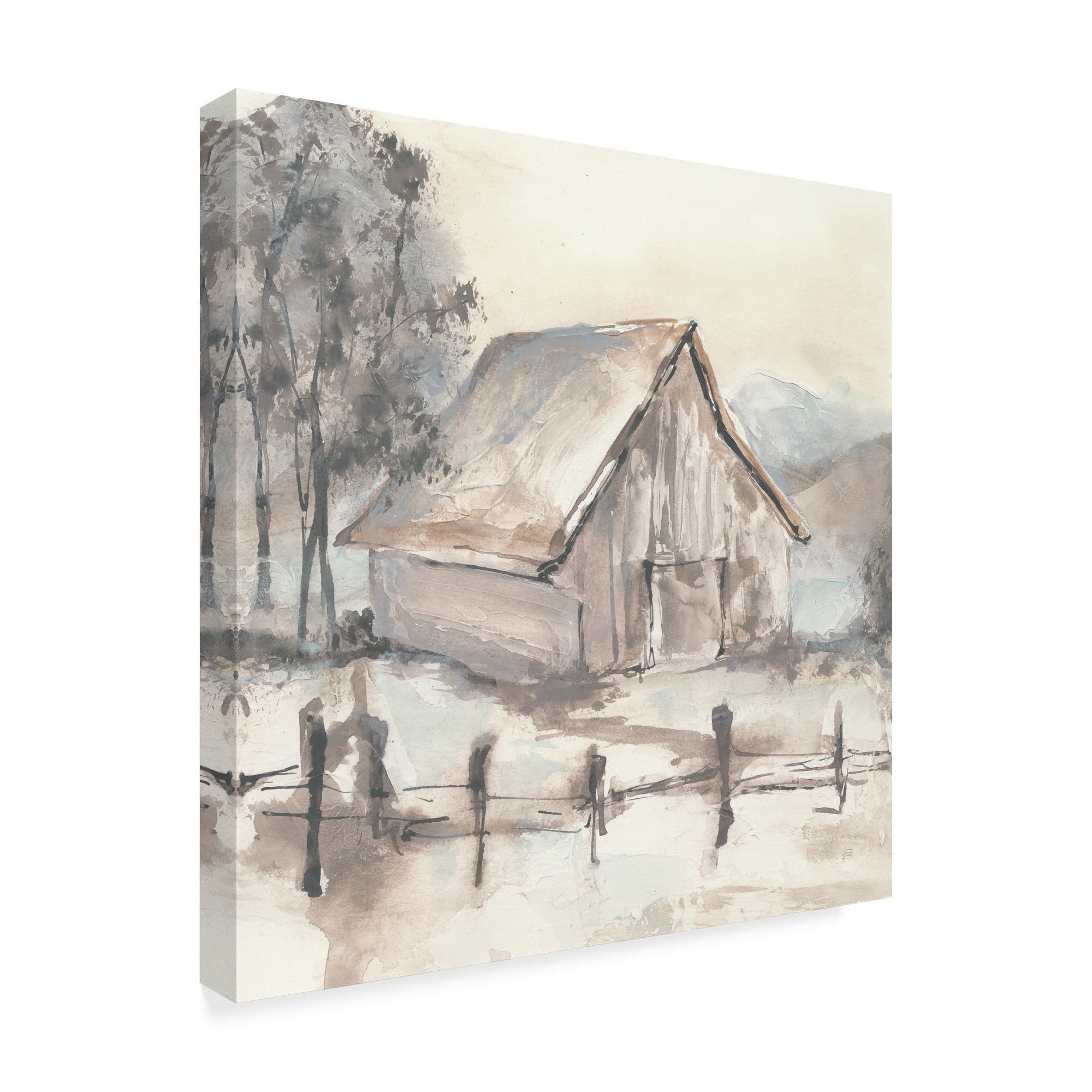 Trademark Fine Art 'Barn VII' Canvas Art by Chris Paschke