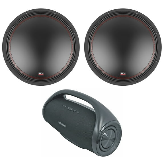 (2) MTX 5515-22 15" 800 Watt DVC 2-ohm Car Audio Subwoofers   Home Speaker