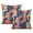 Abstract Art Mid-100, variant on Artistic Boho Pillow Covers 18x18, Set of 2 - Geometric Mid Century Style, Linen Farmhouse Vintage Abstract Art, Ideal Boho Décor for Home, Couch, Sofa, Outdoor
