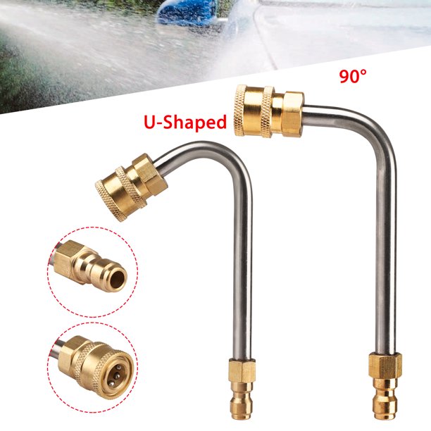 Washer Extension Gutter Cleaner Attachment Accessory, TSV High Pressure Washer Gutter Rod for