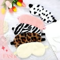 thumbnail image 3 of TELOLY 2Pcs Eyemasks for Sleeping,7.87*3.94"Antifaz Para Dormir,Plush Sleep Eye Mask, 3 of 4