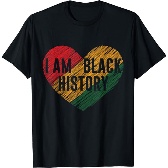 I am Black History Month African American Pride Celebration T-Shirt