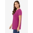 thumbnail image 3 of Woman Within Plus Size Perfect Crewneck Tunic, 3 of 6