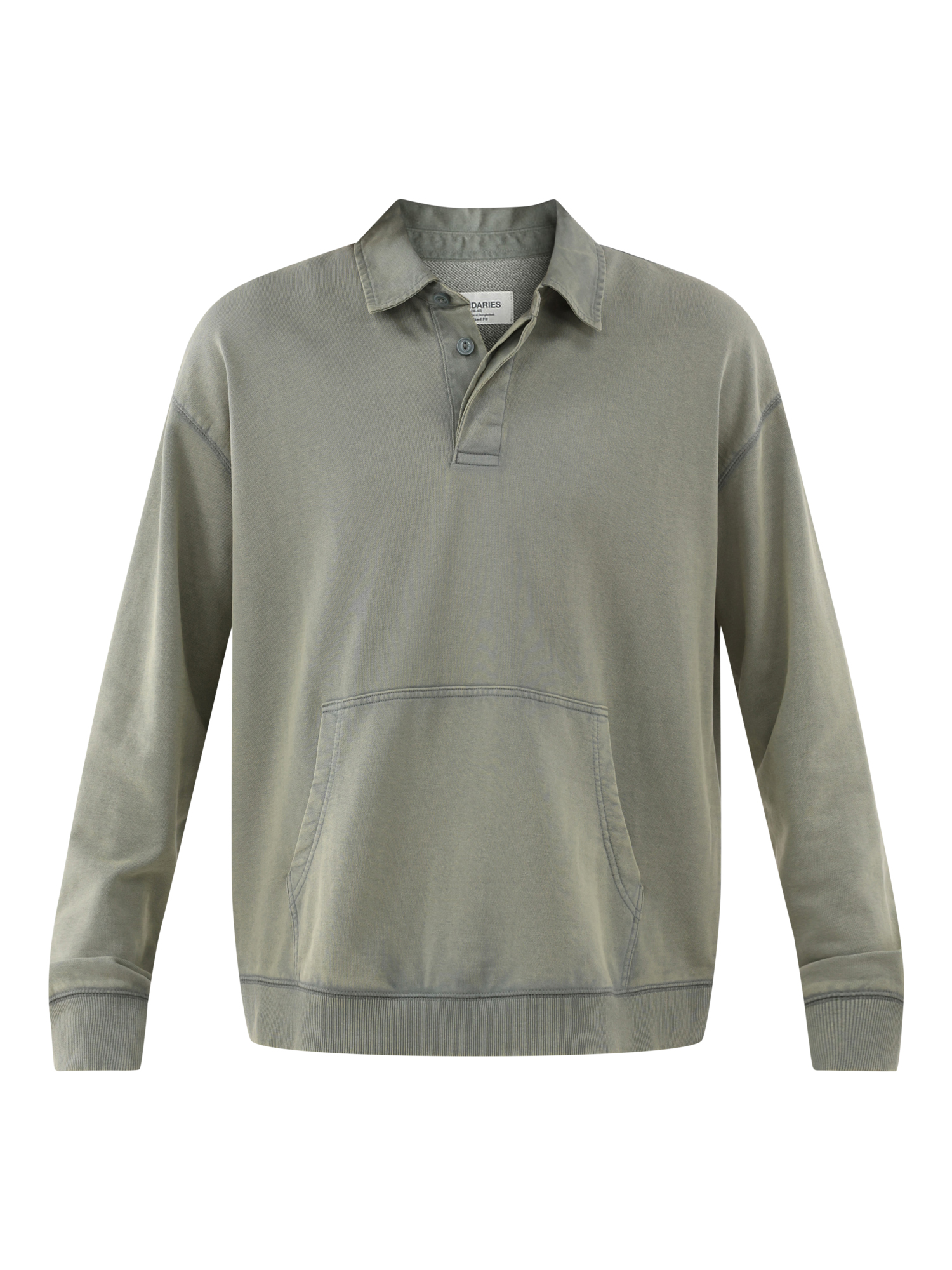 No Boundaries All Gender Knit Long Sleeve Rugby Shirt, Men's Sizes XS-3XL