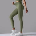 thumbnail image 2 of YDFCWXW High Waisted Leggings for Women Tummy Control Buttery Soft Yoga Pants Womens Gym Workout Running Leggings (AG, S), 2 of 9