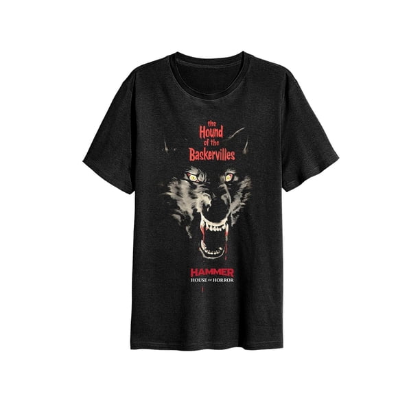 Hammer Horror - Camiseta Hound Of The Baskervilles para Adultos Unisex (Negro)