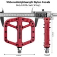 thumbnail image 2 of ROCKBROS Bicycle Nylon Pedals Non-Slip Platform Bicycle Pedals, 9/16" Dust Cap/Seal Ring Pedals for Mountain Bike MTB/Road Bike, 2 of 7