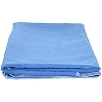 AngelBeauty Hot Yoga Towel with Carry Bag - Microfiber Non Slip Skidless Yoga Mat Towels for Yoga, Exercise, Fitness, Pilates (Blue)