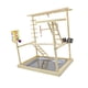thumbnail image 5 of Play Play Stand Parrot Playground con swing de escalera, ejercicio, loro Playstand Play Stand para periquitos de, 5 of 9