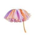 thumbnail image 4 of Womens Dresses Women Gauze High Waist Rainbow Fold Short Skirt Layered Tutu Dancing Skirt, 4 of 6