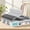 Light + Dark Gray, variant on Pack of 30 Slim Plastic Coat Hangers, 16.5 Inch Wide, Space-Saving Clothes Hangers with Non-Slip Design and 360° Swivel Hook, Light and Dark Gray