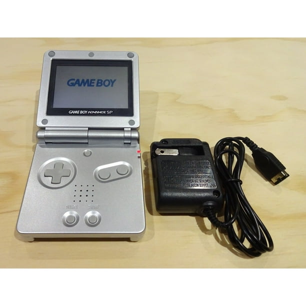 Nintendo GBA Gameboy Game Boy Advance SP Console (Platinum Silver)