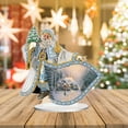 thumbnail image 6 of DIY Desktop Diamond Art Painting Kit, Christmas Tree Christmas House Santa Claus Acrylic Special Shape Diamond Art Ornament for Living Room Office Decorative Ornaments and Holiday Gifts, 6 of 7