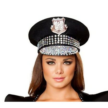 Adult Studded Police Hat