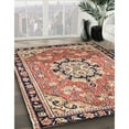 thumbnail image 2 of Ahgly Company Indoor Rectangle Traditional Chestnut Brown Persian Area Rugs, 2' x 5', 2 of 6
