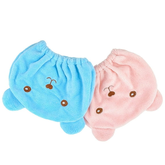 VERDANVERSE 2Pcs Shampoo Caps for Washing Hair Hair Caps Water Absorbing Cotton Assorted Color for Daily Use