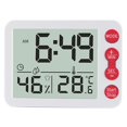 thumbnail image 3 of Pantalla digital Humedad Medidor Termómetro Medida de temperatura Reloj Pantalla rojo Zulema Termómetro electrónico digital, 3 of 8