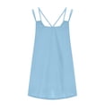 thumbnail image 3 of ALLLIST Blue Womens Summer Tops V-Neck Cami Sleeveless Solid Tank Tops Tank S, 3 of 4
