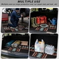thumbnail image 3 of COEQINE Universal Car Trunk Mat All Weather Cargo Liner Floor Mat with Non-Slip Backing Scratch-proof Pet Cargo Mat Suitable for Most Car Models, Southwest Aztec Blue Brown Black, 3 of 7