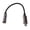 Black, variant on Rupoun Type C to 3.5mm Headphone Amplifier Adapter 5.9in/15cm DAC CS43131 Cool Gray