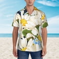 thumbnail image 4 of Kll Men'S Hawaiian Shirt Short Sleeve Button Down Beach Shirts-Bees Collecting Nectar, 4 of 8