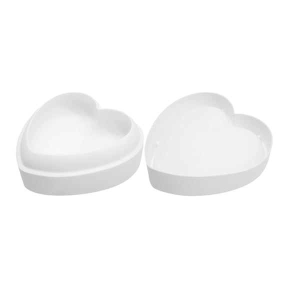 EARKITY Silicone Heart Cake Mold Baking Pan, Heart Love Mousse Cake Mold Trays, Large Deep Heart Cake Pan, Nonstick Heart Shaped Molds for Valentine’s Day Anniversary Birthday Cake Cheesecake Baking