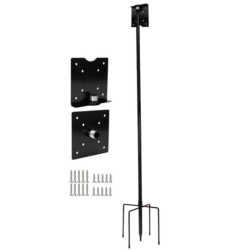 Laideyi Bird Feeder Pole 39 Inch Bird House Removable Pole with