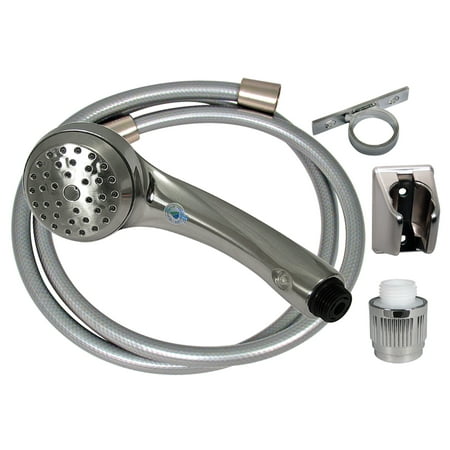 - Valterra PF276047 AirFusion Single-Function Shower Kit with Flow Controller - Brushed Nickel