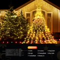 thumbnail image 4 of AMERTEER Outdoor Christmas Decorations 344 LED Star Lights Easy Installation & Waterproof Christmas Lights 8 Modes Christmas Tree Lights for Xmas Tree Home Wedding Thanksgiving Party Holi, 4 of 14