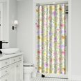 thumbnail image 2 of Romantic Wildflowers Shower Curtain - Dreamy Meadow Blooms Pattern, 36x72 Inches, 2 of 5