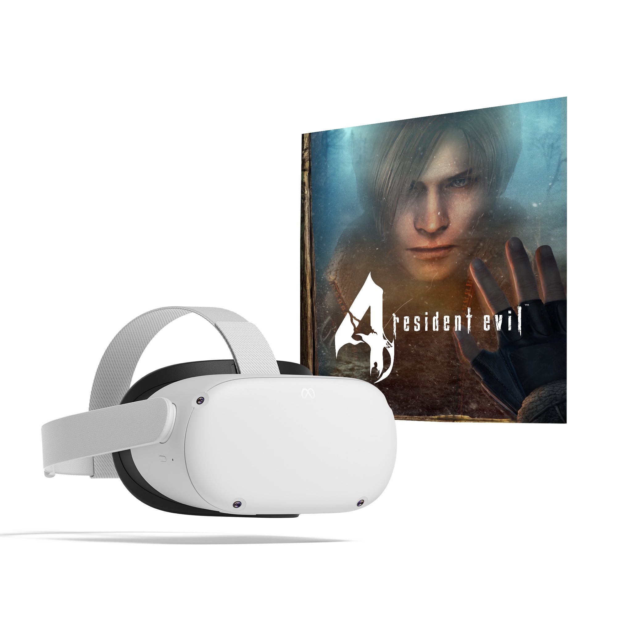 Meta Quest 2 (Oculus) — Advanced All-In-One Virtual Reality Headset — 128 GB with Resident Evil 4