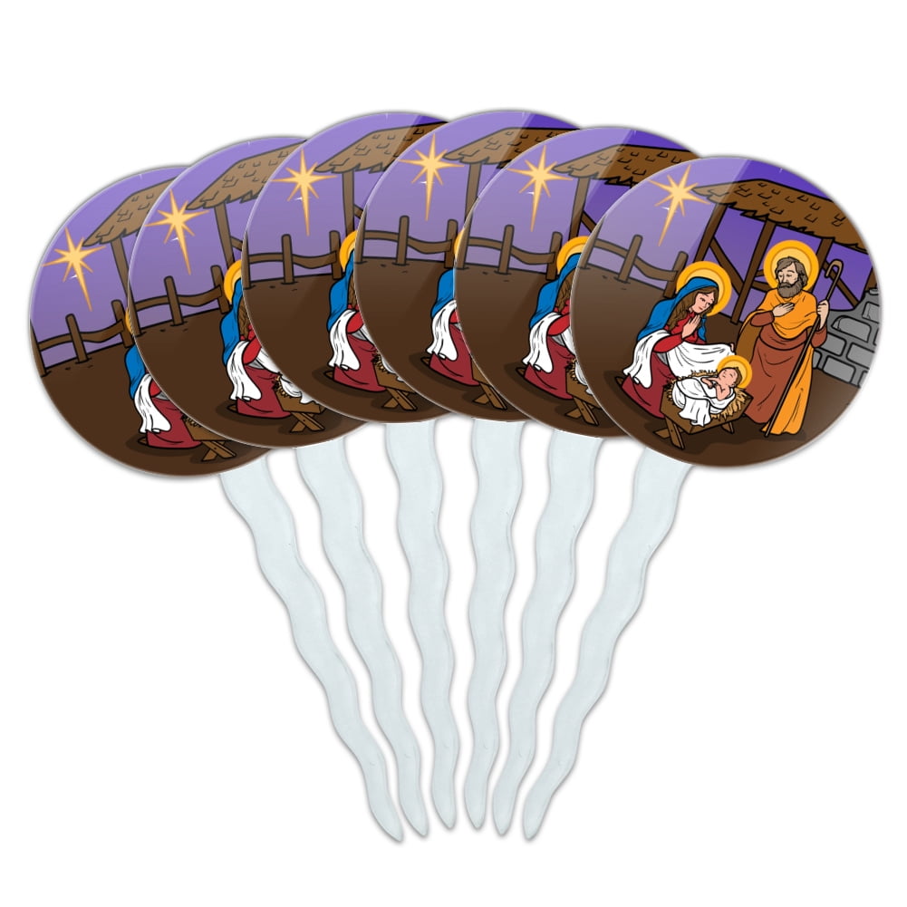 jesus cupcake toppers