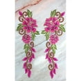 thumbnail image 5 of Kironypik 1 Pair Polyester Flower Shape Applique DIY Stylish Fashionable Clothes Dress Sew On Patch Ornament Accessories, 5 of 6