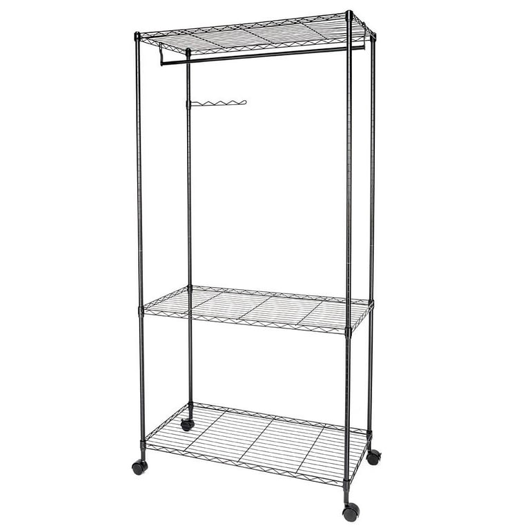Dropship Clothes Drying Rack Rolling Collapsible Laundry Dryer Hanger Stand  Rail Shelve Wardrobe Clothing Drying Racks to Sell Online at a Lower Price