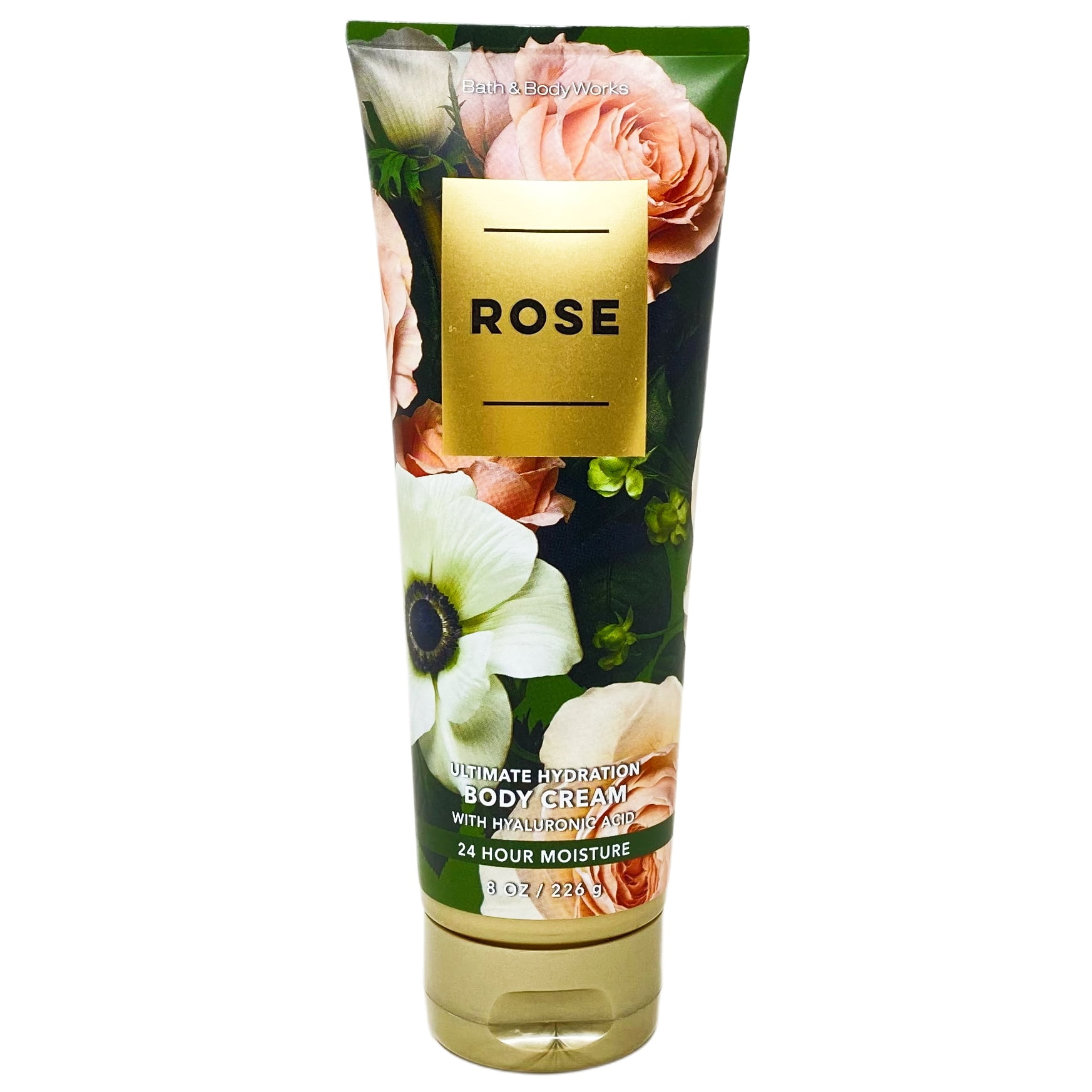 Bath and Body Works Rose 4 Piece Deluxe Gift Set - Includes Fine Fragrance  Mist, Ultimate Hydration Body Cream, Shower Gel, and Body Lotion - Full 