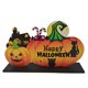 thumbnail image 2 of Decoraciones de mesa de Halloween, 3 piezas Centros de mesa de madera Feliz Halloween S, 2 of 4