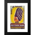 thumbnail image 2 of Anonymous 11x14 Black Modern Framed Museum Art Print Titled - Bands on Parade Outstanding Eastern Illinois High School Bands (1940), 2 of 5