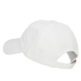 thumbnail image 3 of Persian Cat Embroidered Washed Cotton Twill Cap - White OSFM, 3 of 5