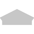 thumbnail image 5 of Ekena Millwork 24"W x 12-7/8"H x 2-3/4"P (Pitch 6/12) Peaked Cap 3 Spoke Architectural Grade PVC Combination Pediment, 5 of 8