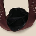 thumbnail image 5 of JUYGO Women Studded Purses Y2k Shoulder Bag Vegan Leather Shouder Purse Suede Handbag Fall Suede Purse, 5 of 6