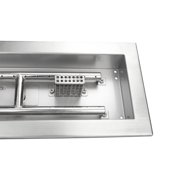 18 x 6 CSA Certified Fire Pit Burner Kit, Stainless Steel, Propane, Electronic Ignition