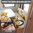 thumbnail image 5 of XYZCANDO Sunflower Butterfly RV Dinette Cushions Stretchable Camper Accessories for Inside Couch Cushion Covers Comfortable Furniture Covers Loveseat Sofa Chair Cover, 5 of 7