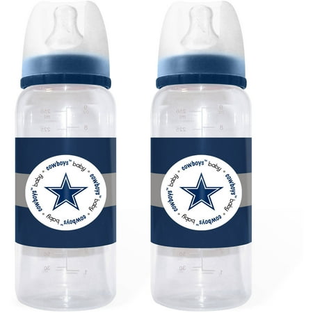 NFL Baby Fanatic Baby Bottle, 2pk, Dallas Cowboys