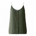 thumbnail image 6 of Uaswgudfs Women's Button Down Spaghetti Strap Tank Tops V Neck Loose Fit Casual Summer Cami Shirts, 6 of 6